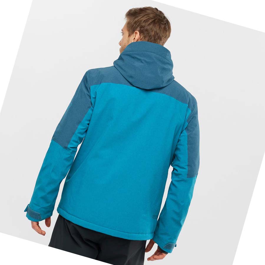 Chaquetas De Esquí Salomon UNTRACKED Hombre Azules | MX 3336UZG